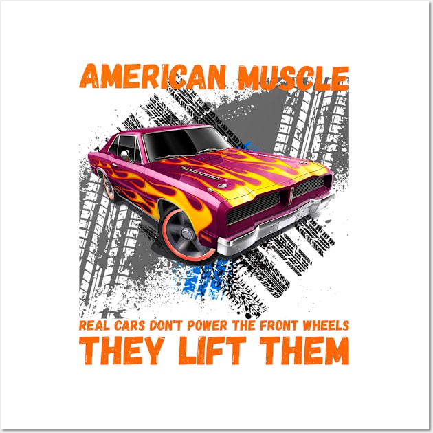 AMERICAN MUSCLE Wall Art by equiliser